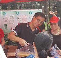 GEF旗下子品牌美勒德携旗舰版破壁料理机走进社区推广生机饮食观念